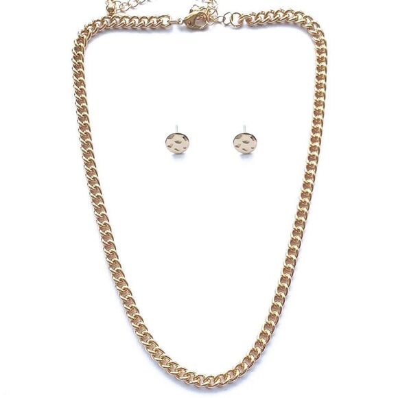 Violet Harper “Elana” Link Necklace & Earring Set NWT - Picture 1 of 7